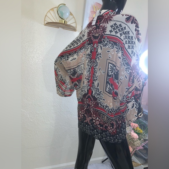 NWT Tie-Front Kimono Size XS - Picture 11 of 13